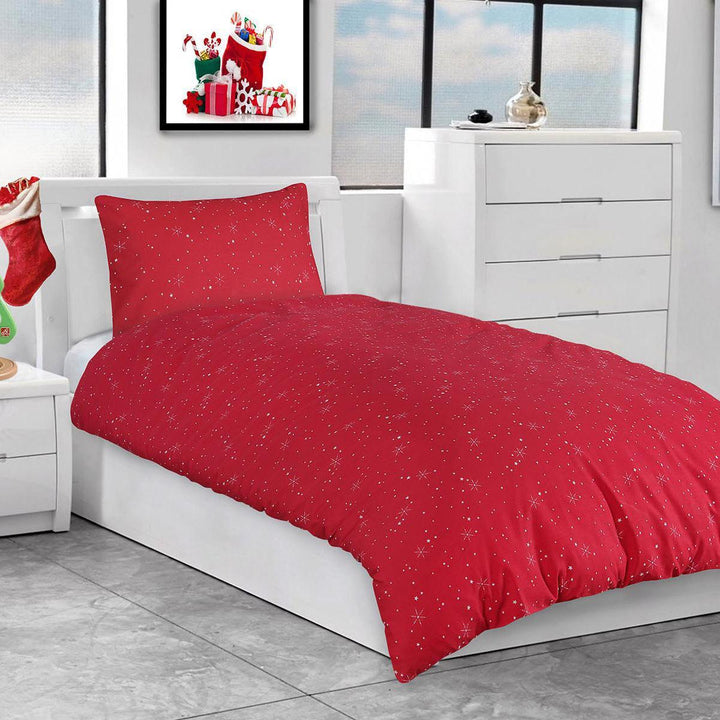 Christmas Quilt Cover Set - Santa Girl - Bedroom, christmas, elf, Gift, import_2021_02_08_141733, joined-description-fields, Pieridae, Reversible Printed, sale, type Reversible Printed