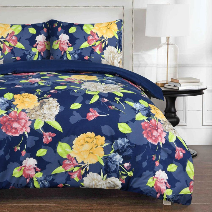 Organic Cotton Quilt Cover Set- Summer Bloom - Bedroom, coverlets, Latest, Quilt Cover